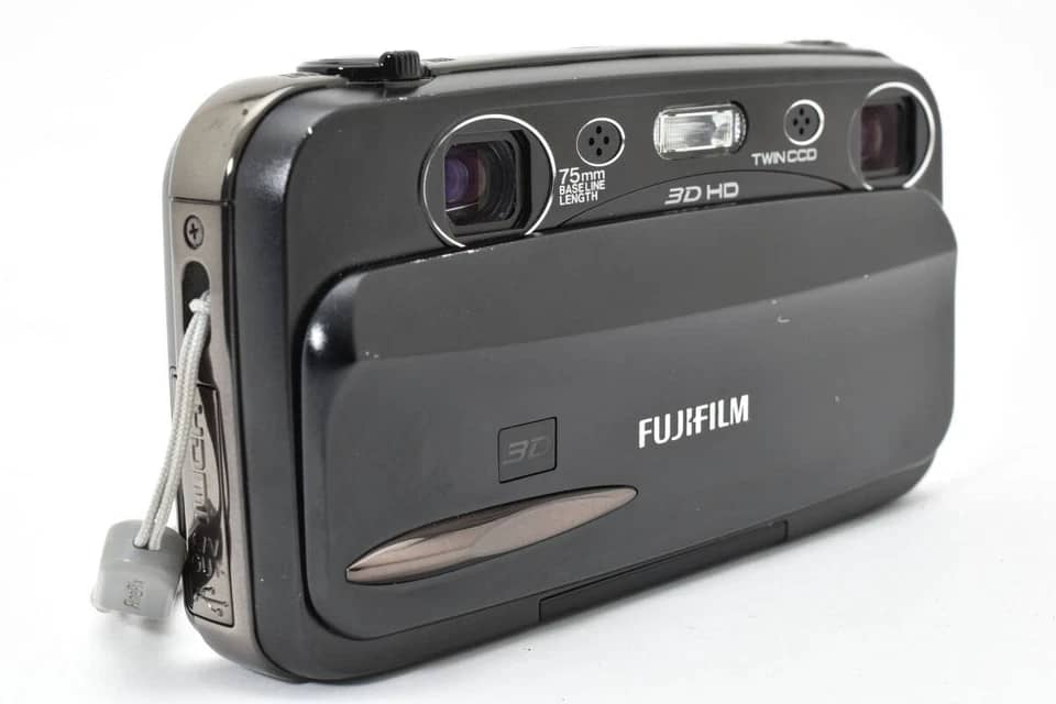 Fujifilm FinePix REAL 3D W3 Digital Cameras Black New Body Only