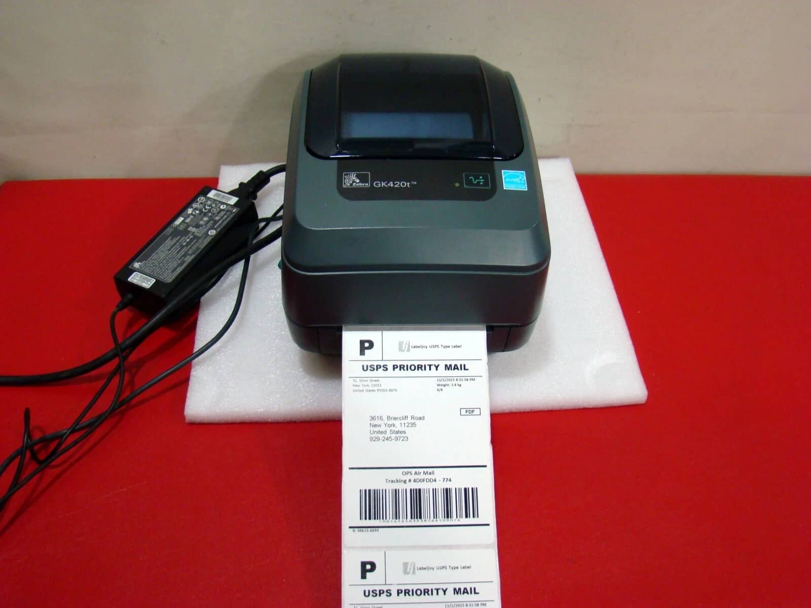 Zebra GX420T,GK420t Printers Used - Good
