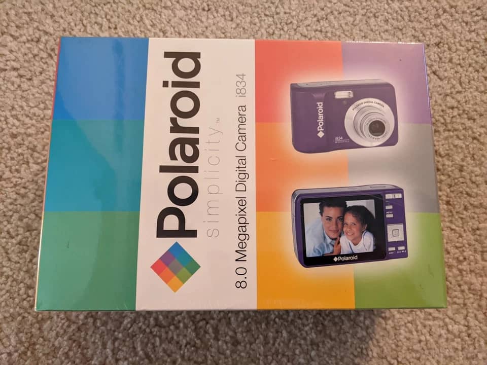 Polaroid i834 Digital Cameras Purple Used - Good Body Only