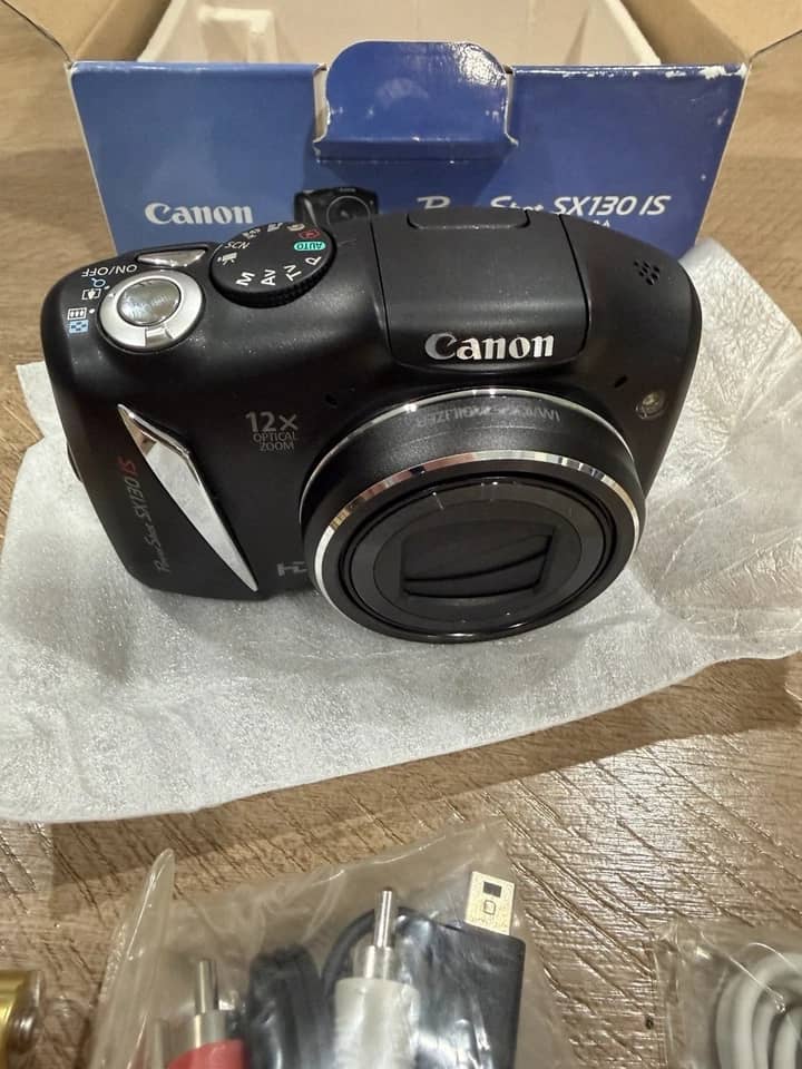 Canon PowerShot Sx130 IS Digital Cameras Black Refurbished - Excellent Body Only