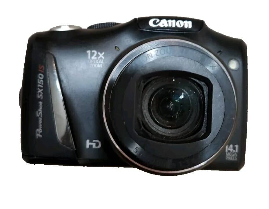 Canon PowerShot SX150 IS Digital Cameras Black New Body Only