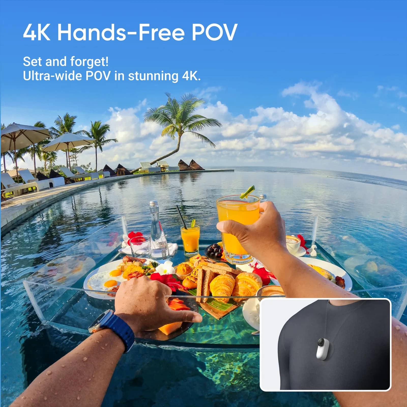Insta360 GO 3S Digital Cameras Black New Body Only