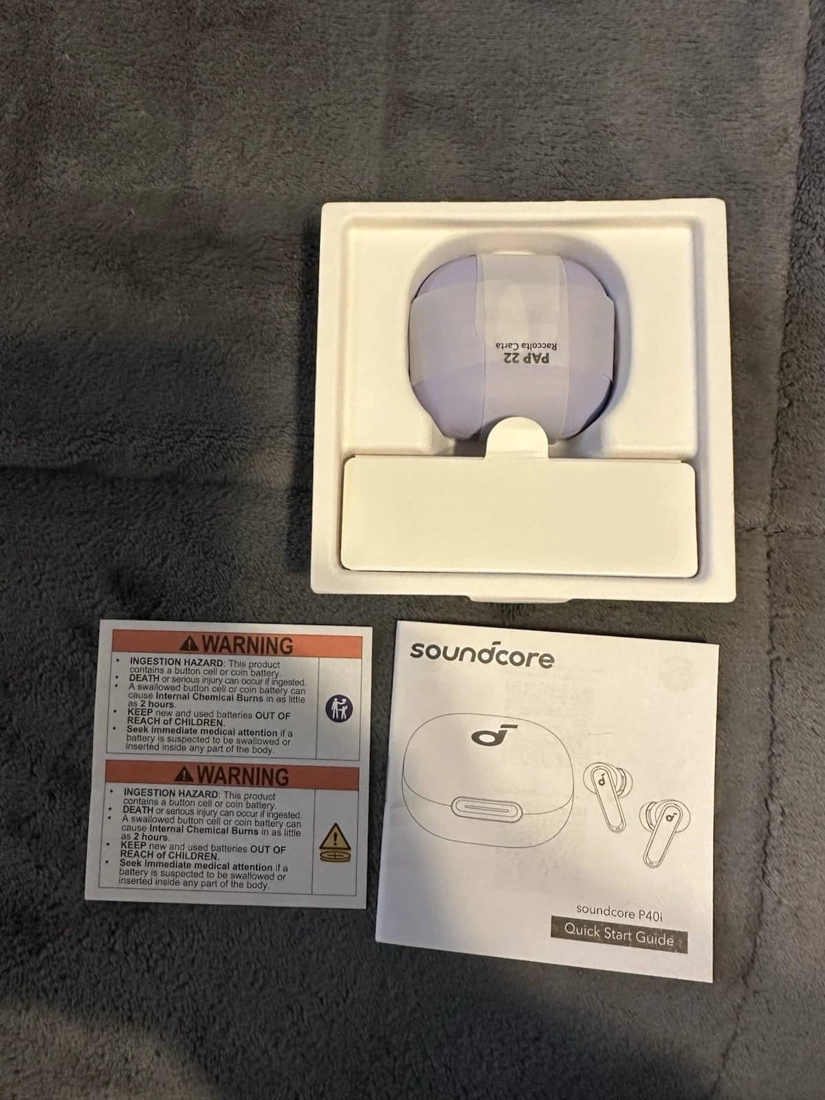 Soundcore A3955 Headphones & Earbuds White New