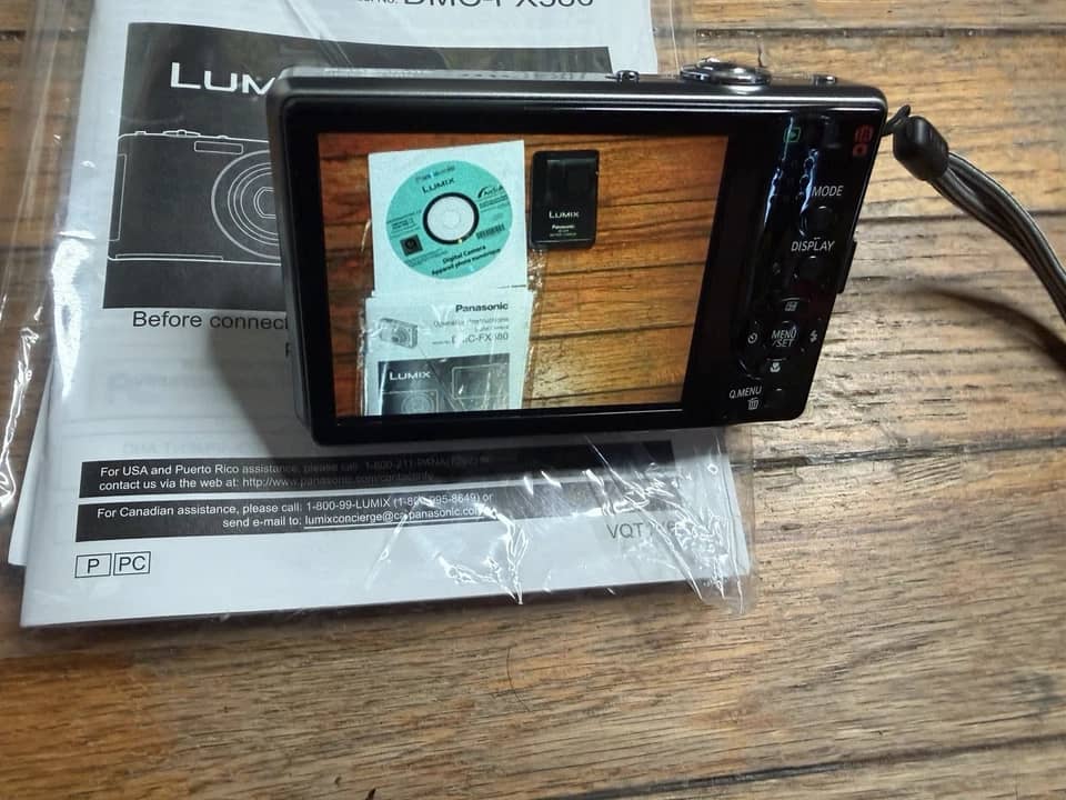 Panasonic LUMIX FX580 Digital Cameras Silver New Body Only