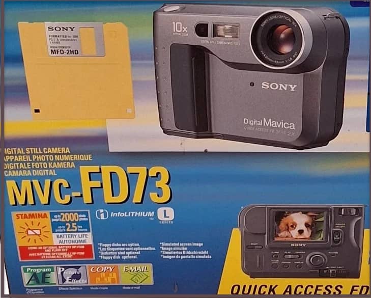 Sony MVC-FD73 Digital Cameras Gray New Body Only