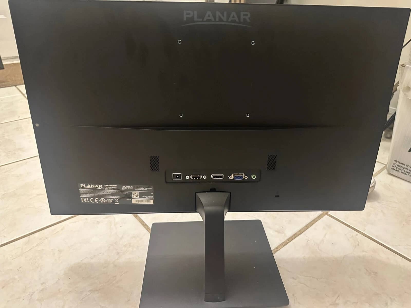 Planar PXN2480MW Monitors New