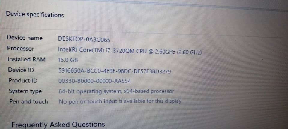HP EliteBook 8570w Computers Not Applicable 32GB Used - Good