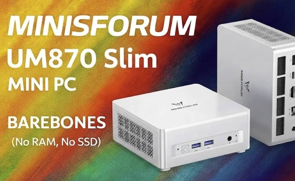 MINISFORUM UM870 Slim Computers New