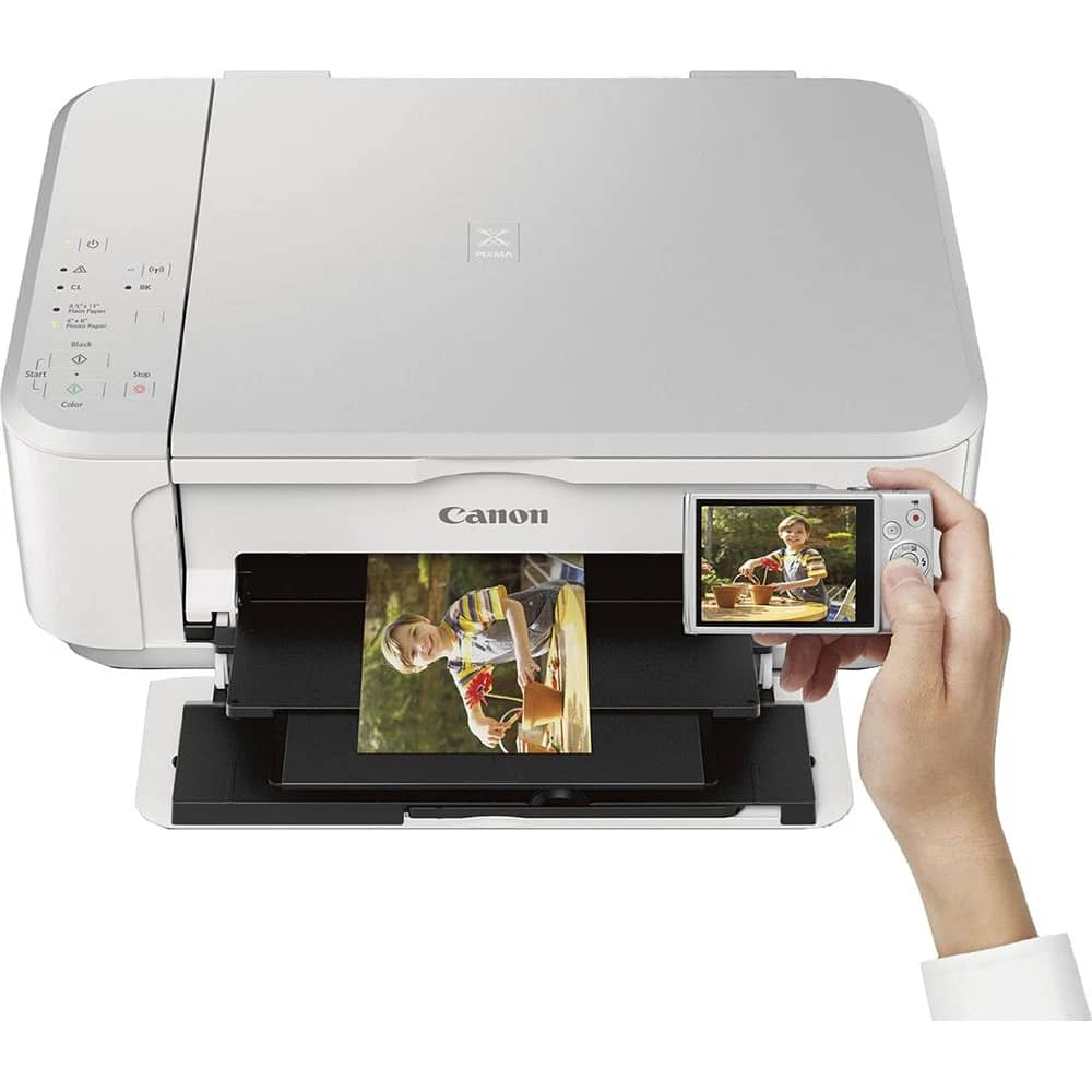 Canon PIXMA MG3620 White Wireless Printers New
