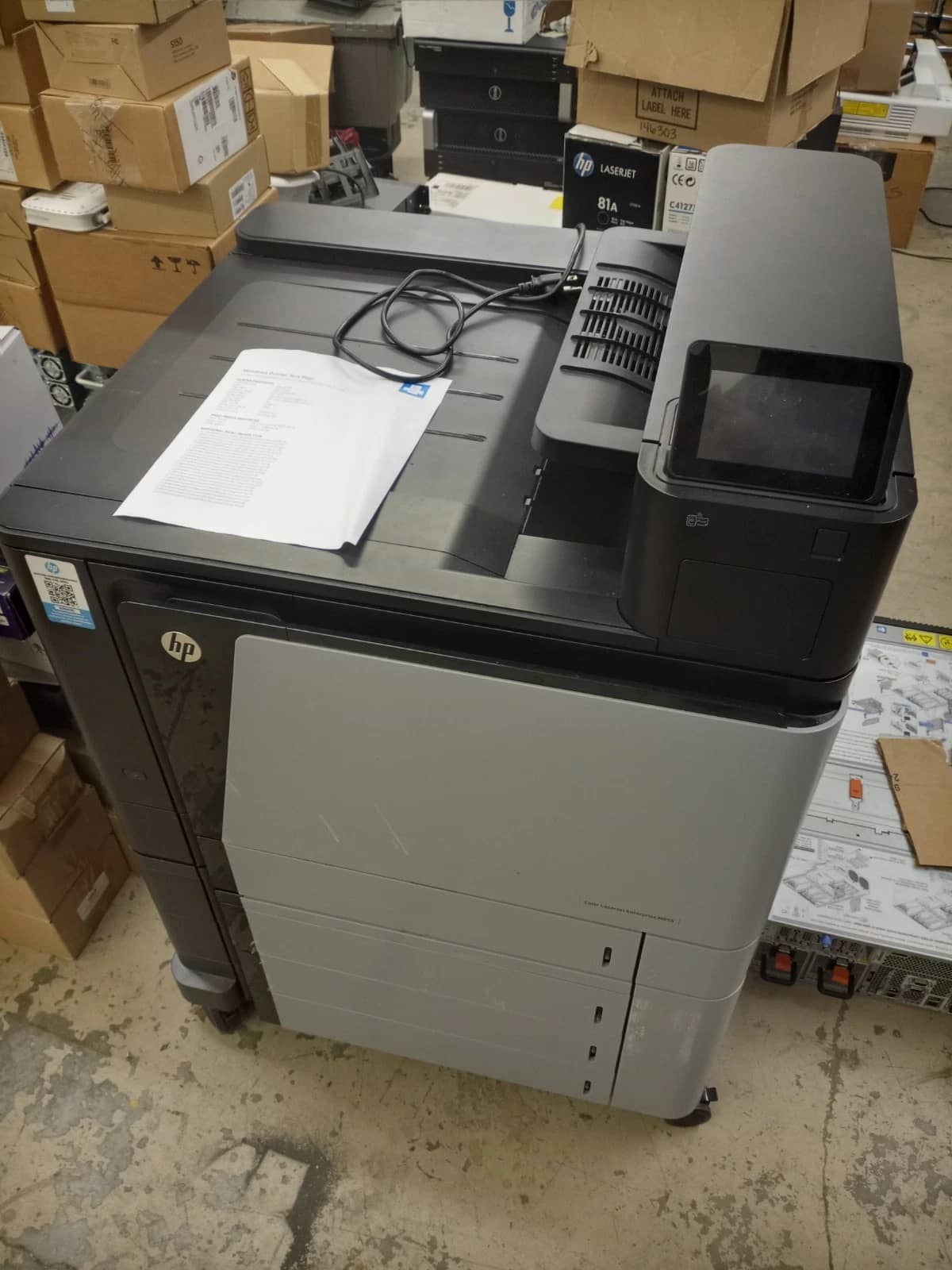 HP M855xh Printers Refurbished - Excellent
