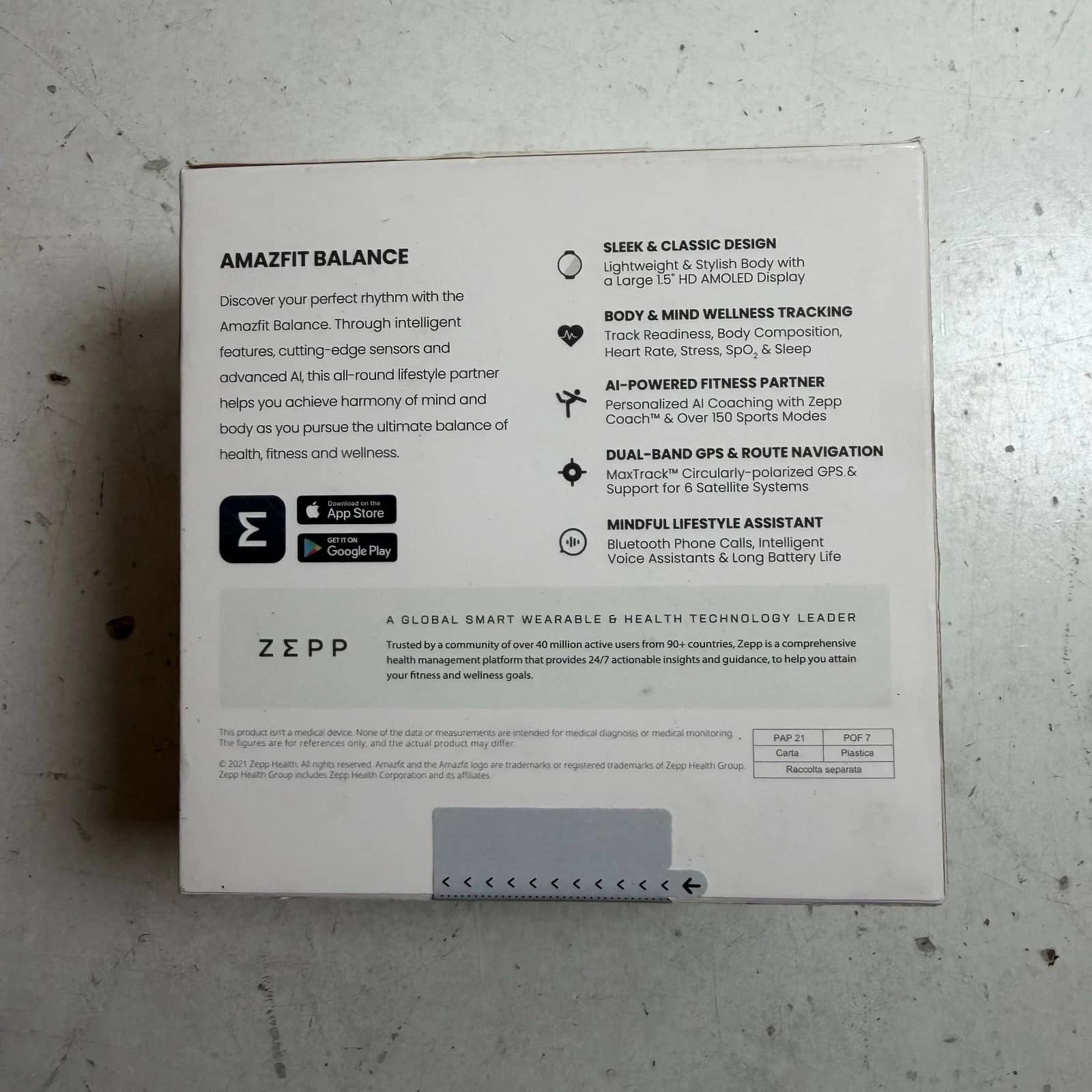 Amazfit Amazfit Balance Smartwatches Black 47mm New