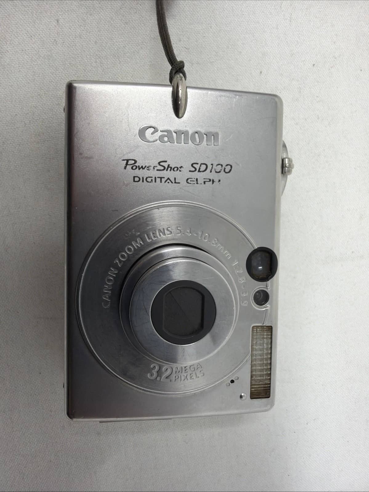 Canon PowerShot SD100 Digital Cameras Silver For parts or not working Body Only