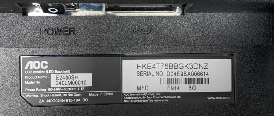 AOC E24 Monitors