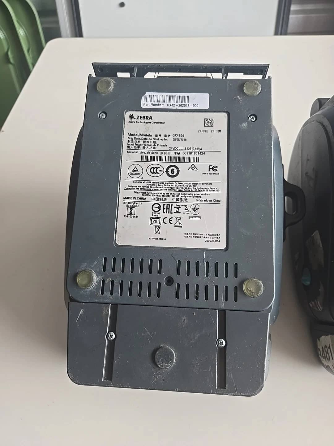 Zebra Gx420b Printers For parts or not working