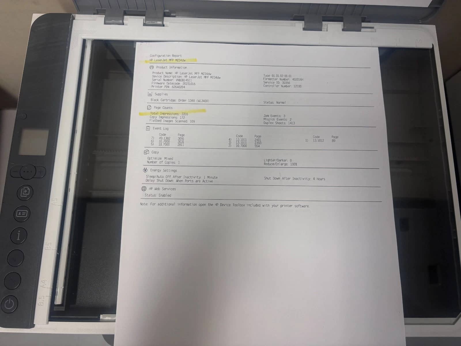 HP MFP M234dw Printers Used - Good