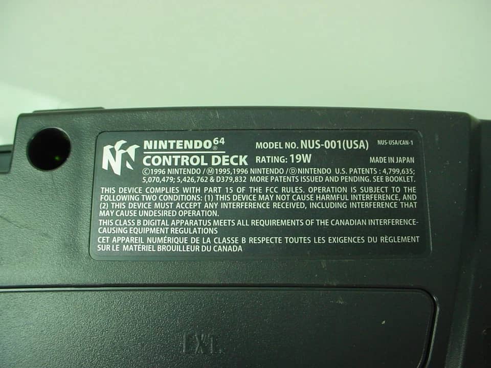 Nintendo 64 System Video Game Consoles