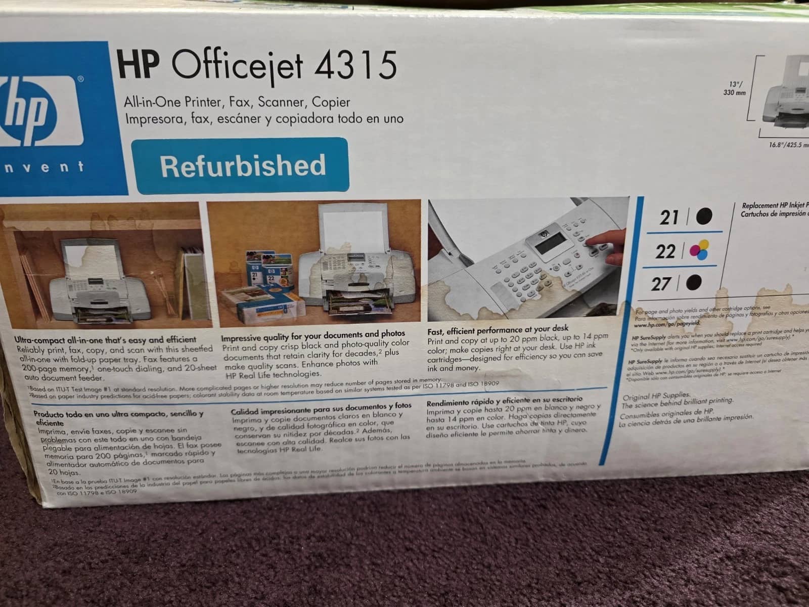HP OfficeJet 4315 Printers Used - Good