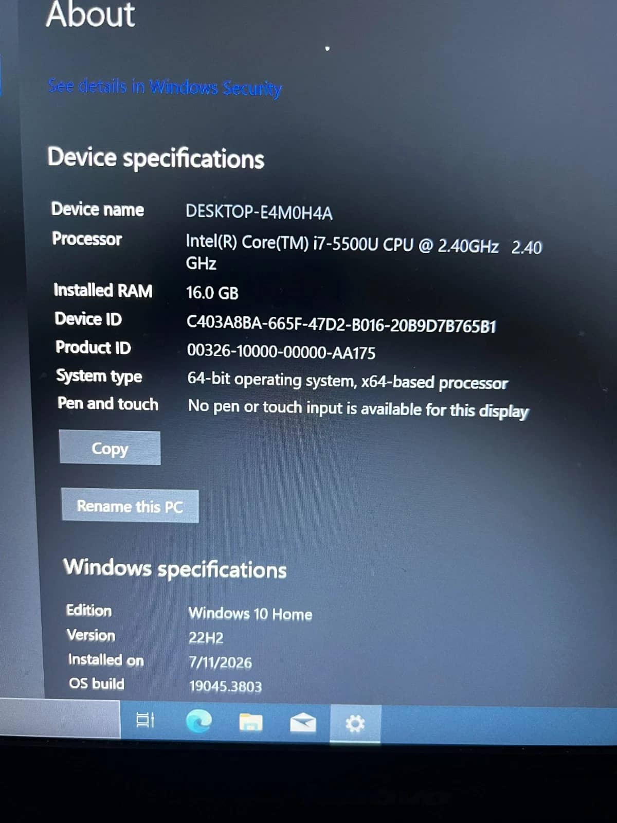 Lenovo Y40-80 Computers New