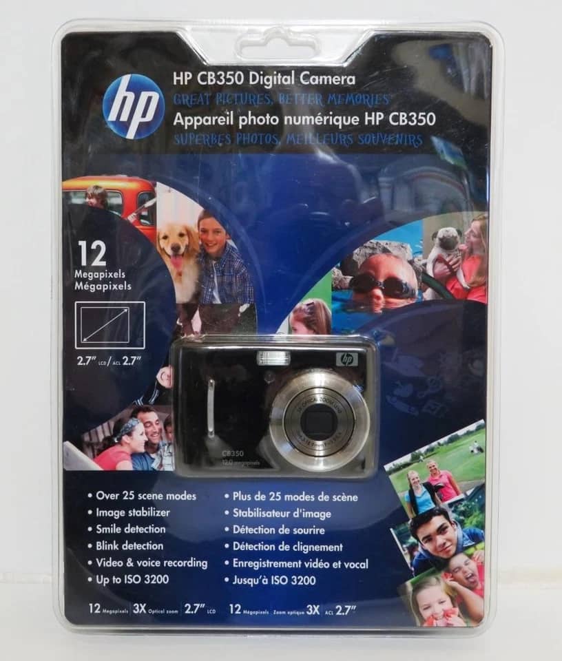HP cb350 Digital Cameras Black New Body Only