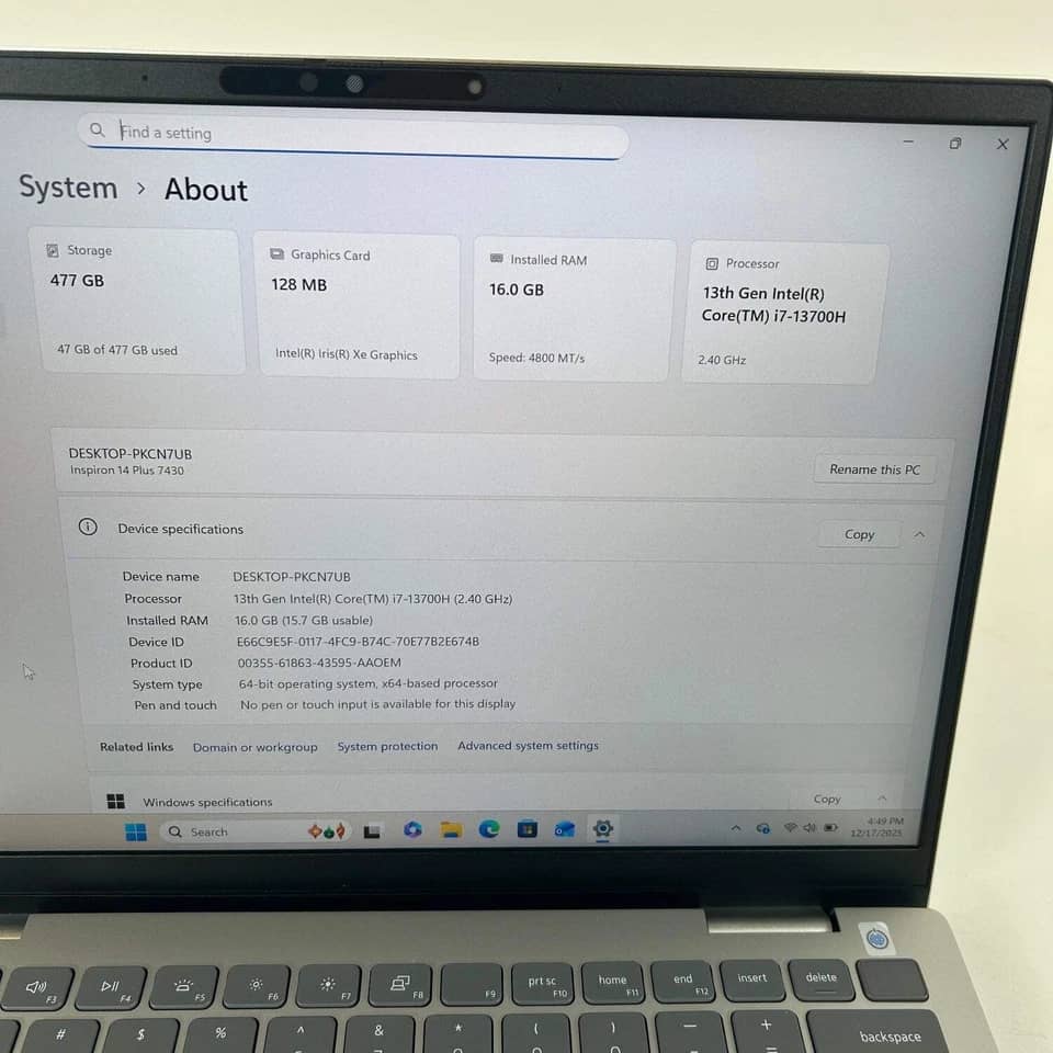 Dell Inspiron 14 Plus 7440 Computers 1TB 16GB New