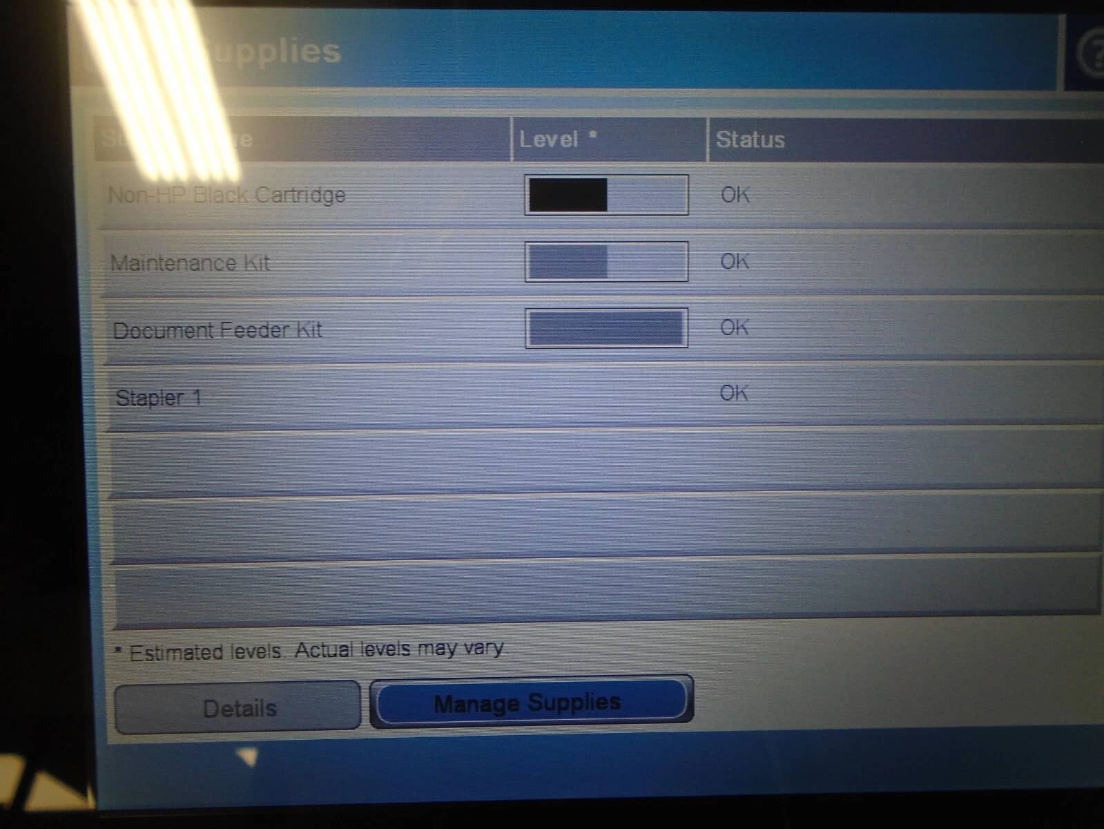 HP LaserJet Enterprise flow MFP M830 Printers Used - Good