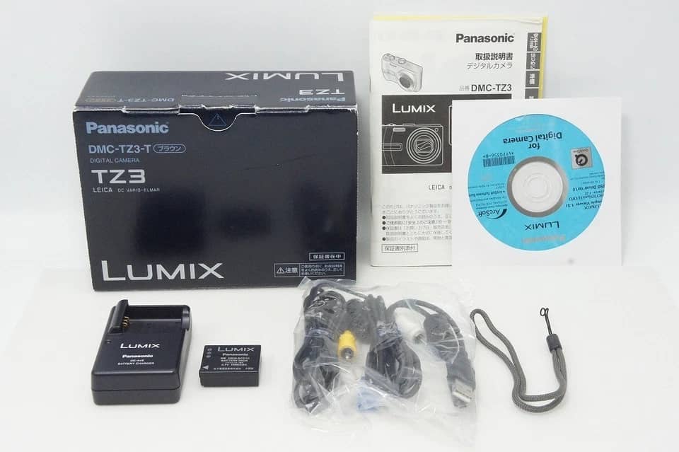 Panasonic LUMIX TZ3 Digital Cameras Black New Body Only