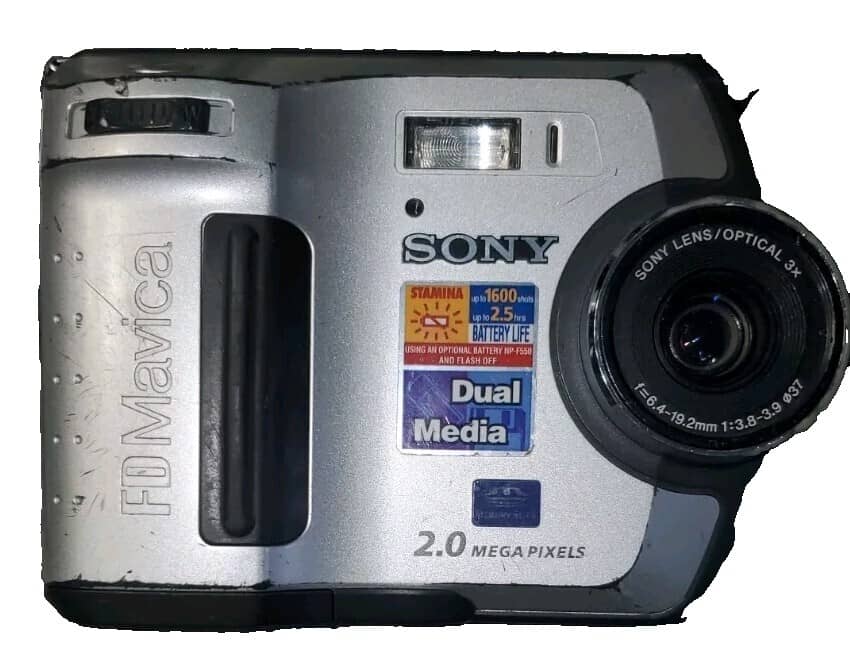 Sony MVC-FD83 Digital Cameras Silver Used - Good Body Only