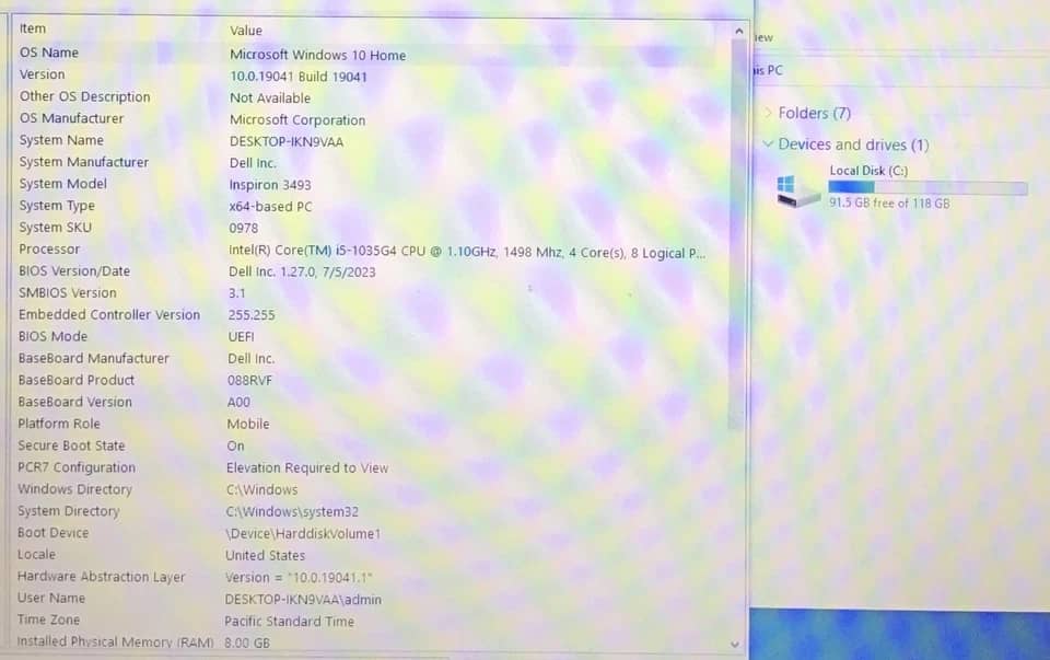 Dell Inspiron 14 3493 Computers