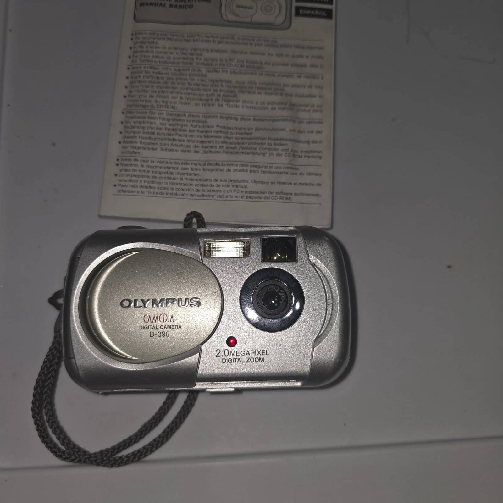 OM SYSTEM d-390 Digital Cameras Black New Body Only