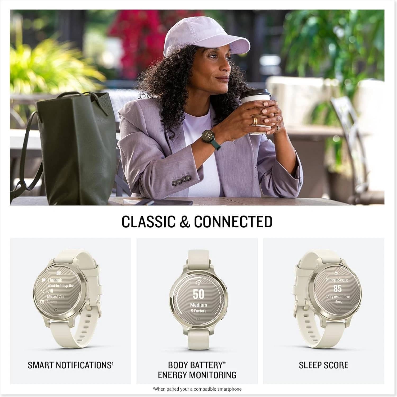 Garmin Lily 2 Smartwatches Gold 51mm New
