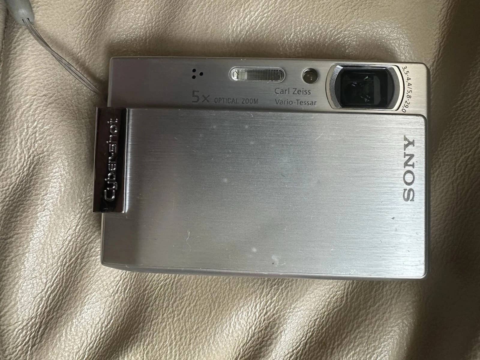 Sony Cyber-shot DSC-T100 Digital Cameras Silver Used - Good Body Only