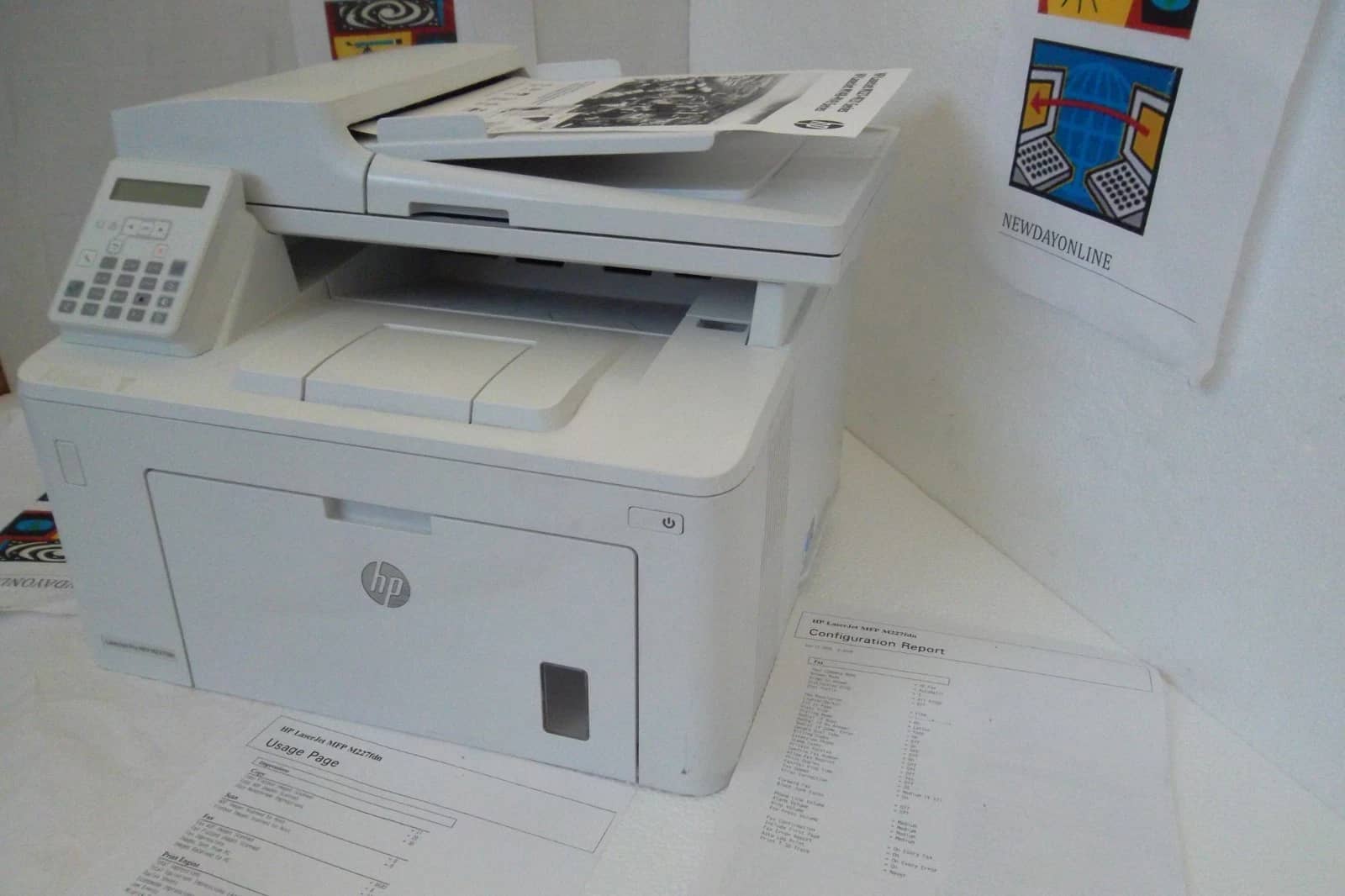 HP LaserJet MFP M227fdn Printers Used - Good