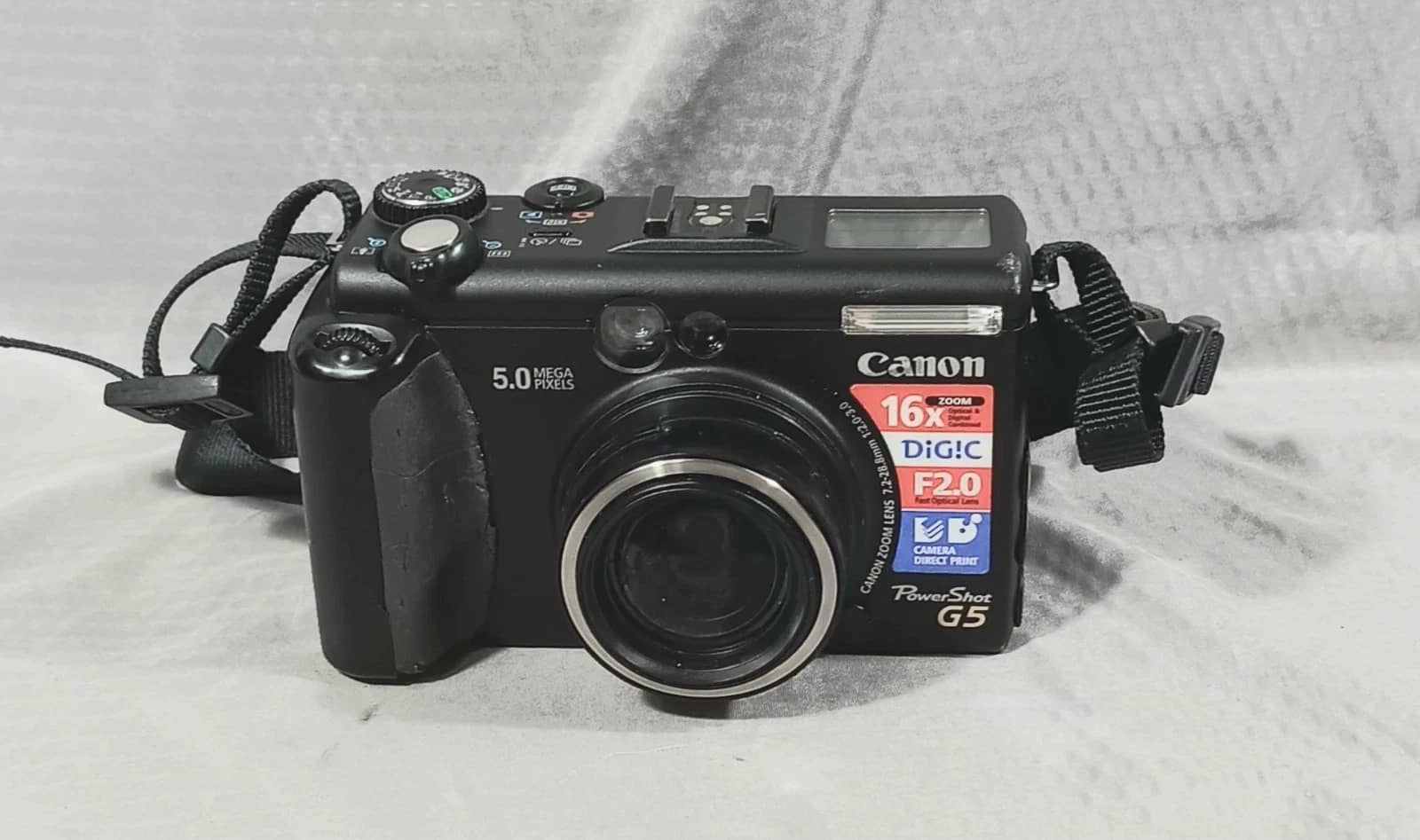 Canon PowerShot G5 Digital Cameras Black Open-Box Excellent Body Only