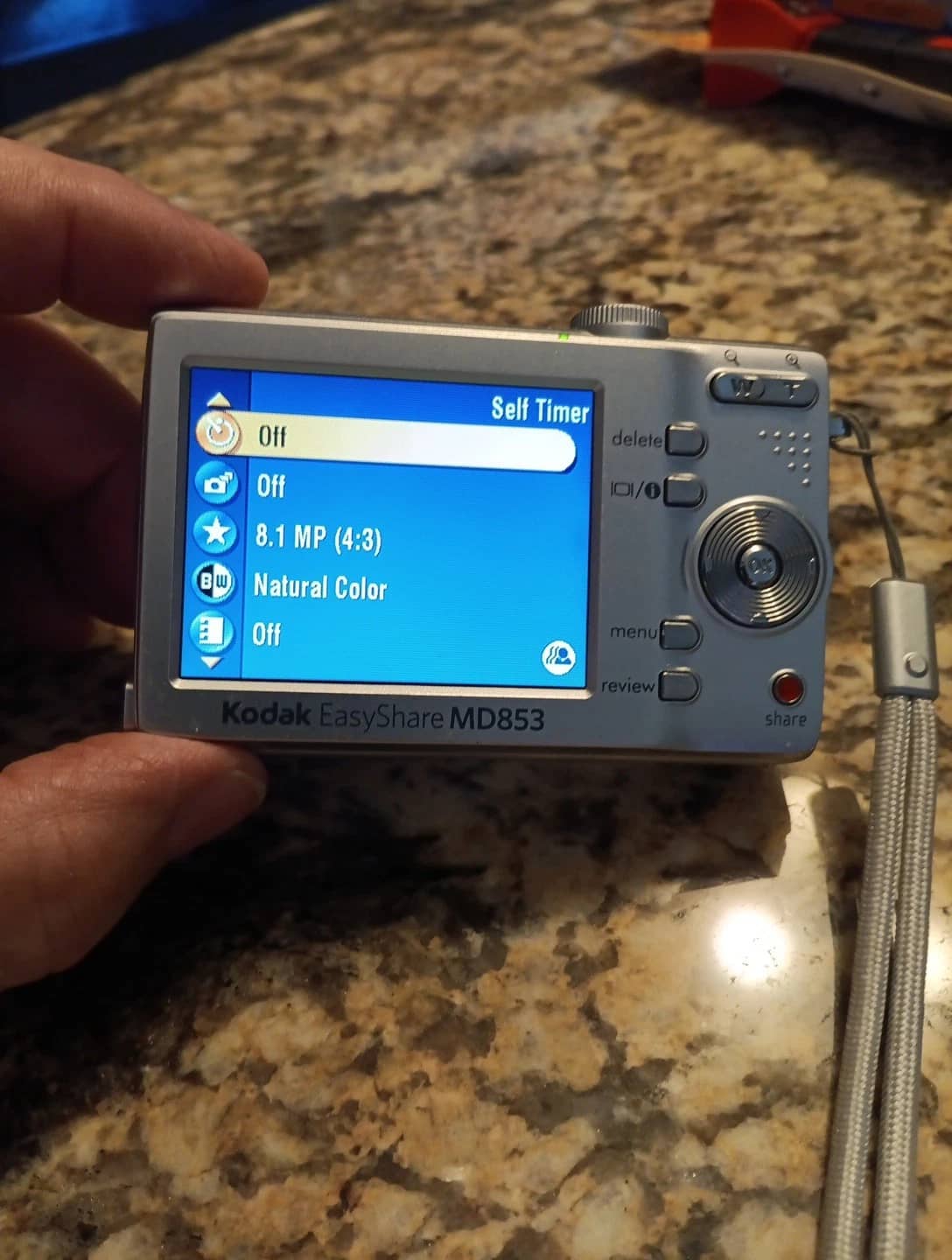 Kodak EasyShare MD853 Digital Cameras Silver Used - Good Body Only
