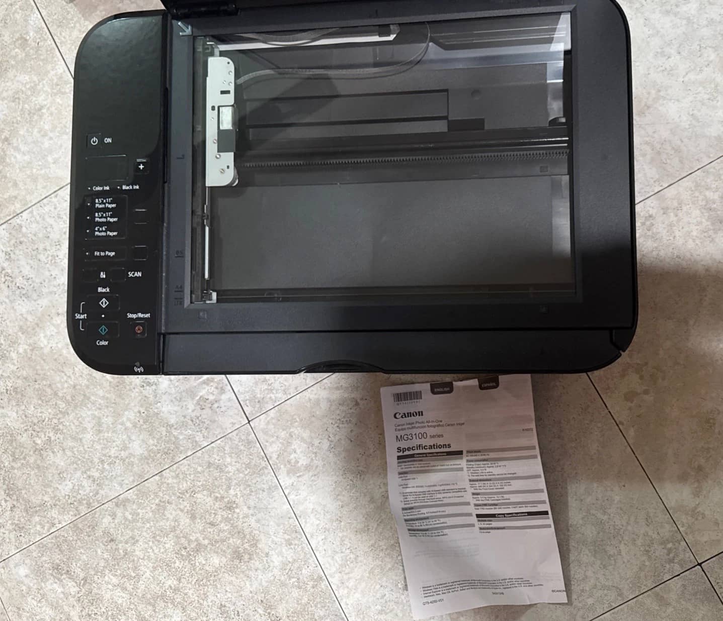 Canon PIXMA MG3122 Printers Used - Good