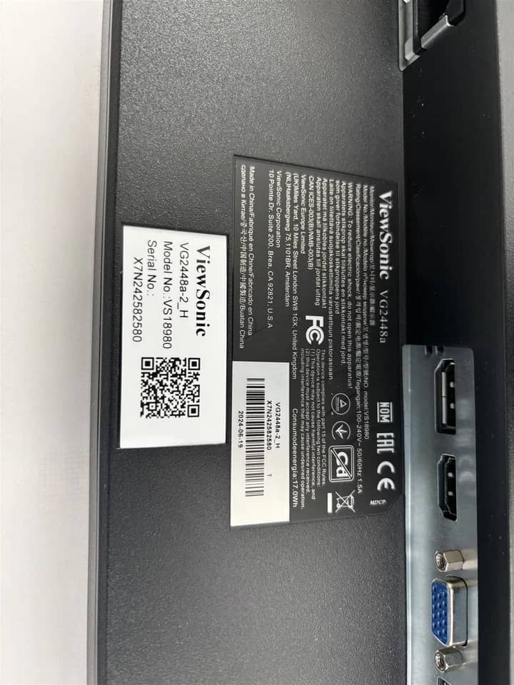 ViewSonic VG2448A Monitors
