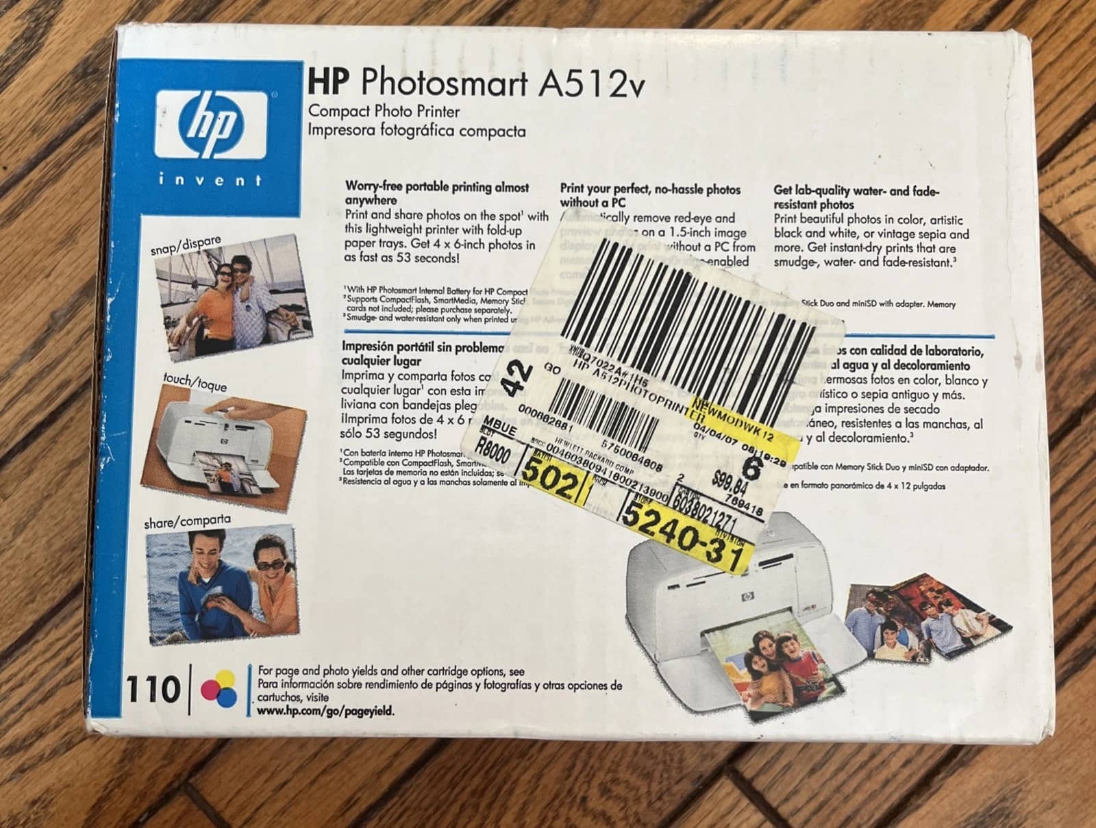HP Photosmart A512v Printers New