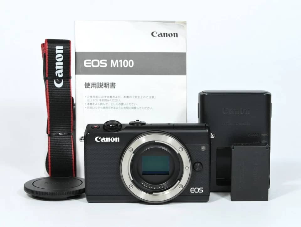 Canon EOS M100 Digital Cameras White New w/ 15-45mm Kit