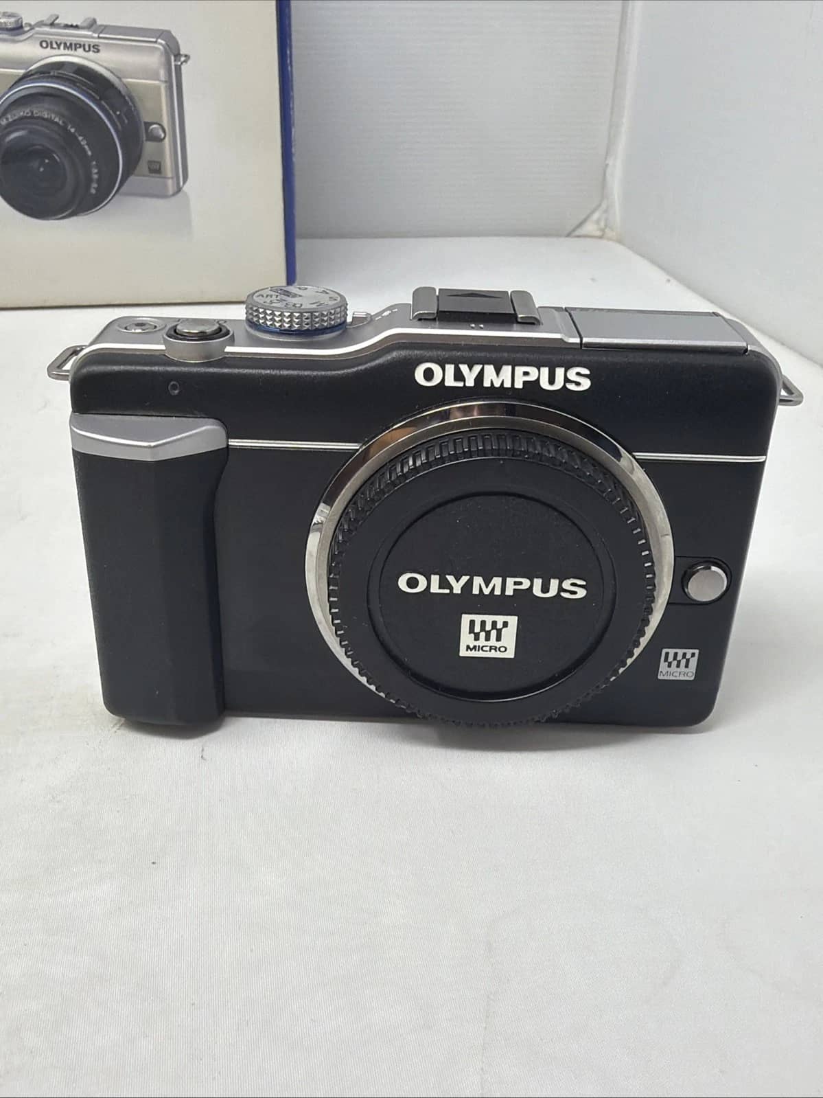 OM SYSTEM PEN E-PL1 Digital Cameras Silver New w/ 14-42mm Kit