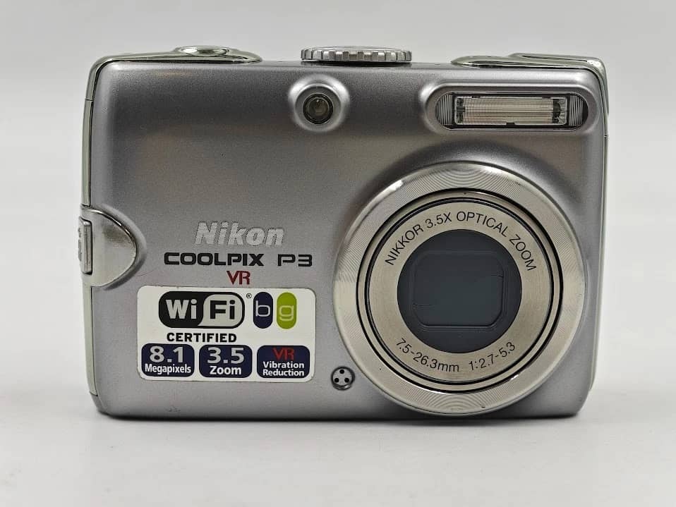 Nikon COOLPIX P3 Digital Cameras Silver Used - Good Body Only