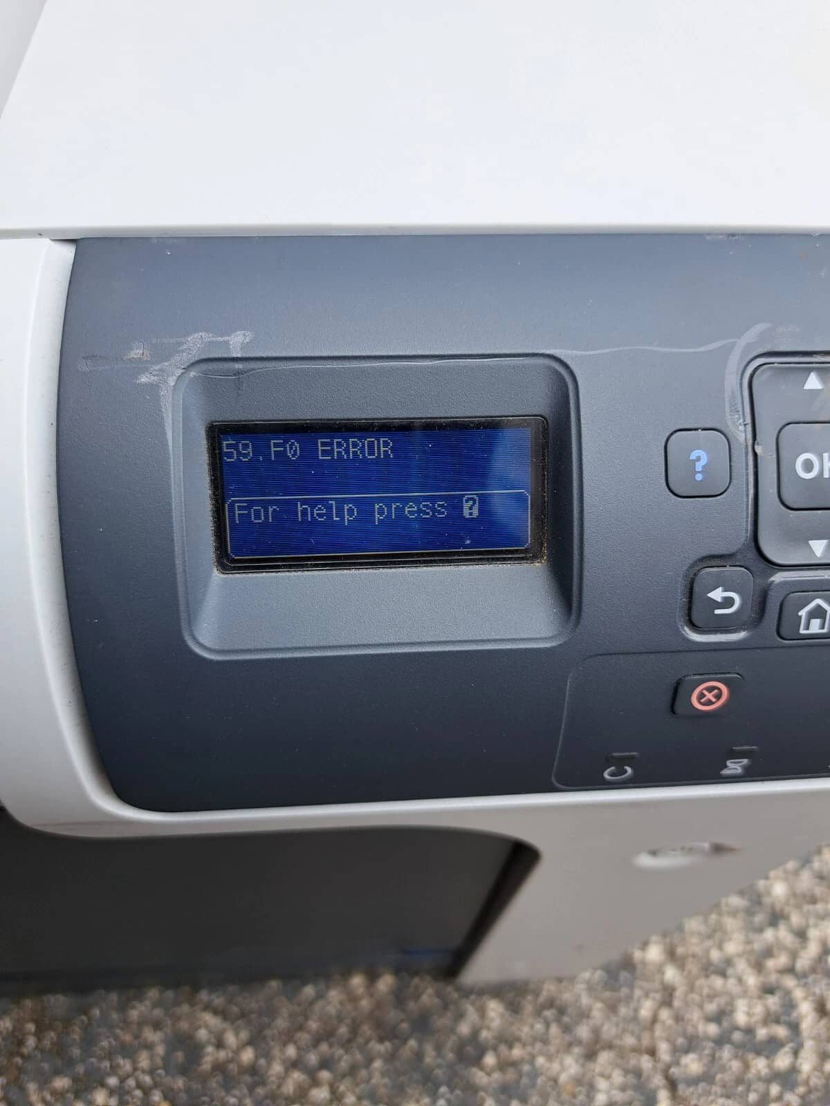 HP Color LaserJet CP452 Printers For parts or not working