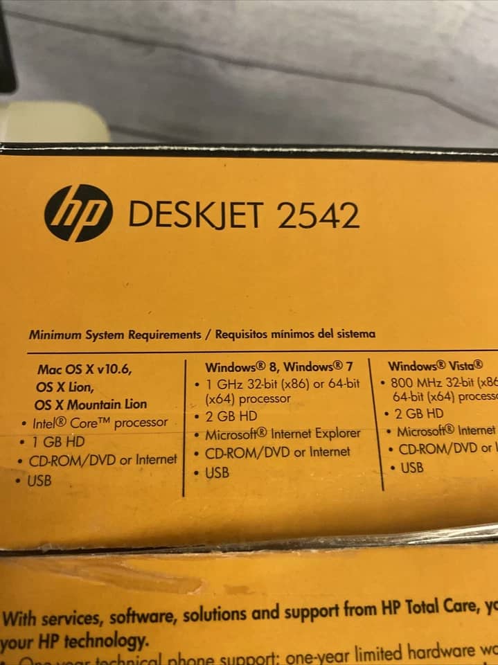 HP deskjet 2542 Printers New