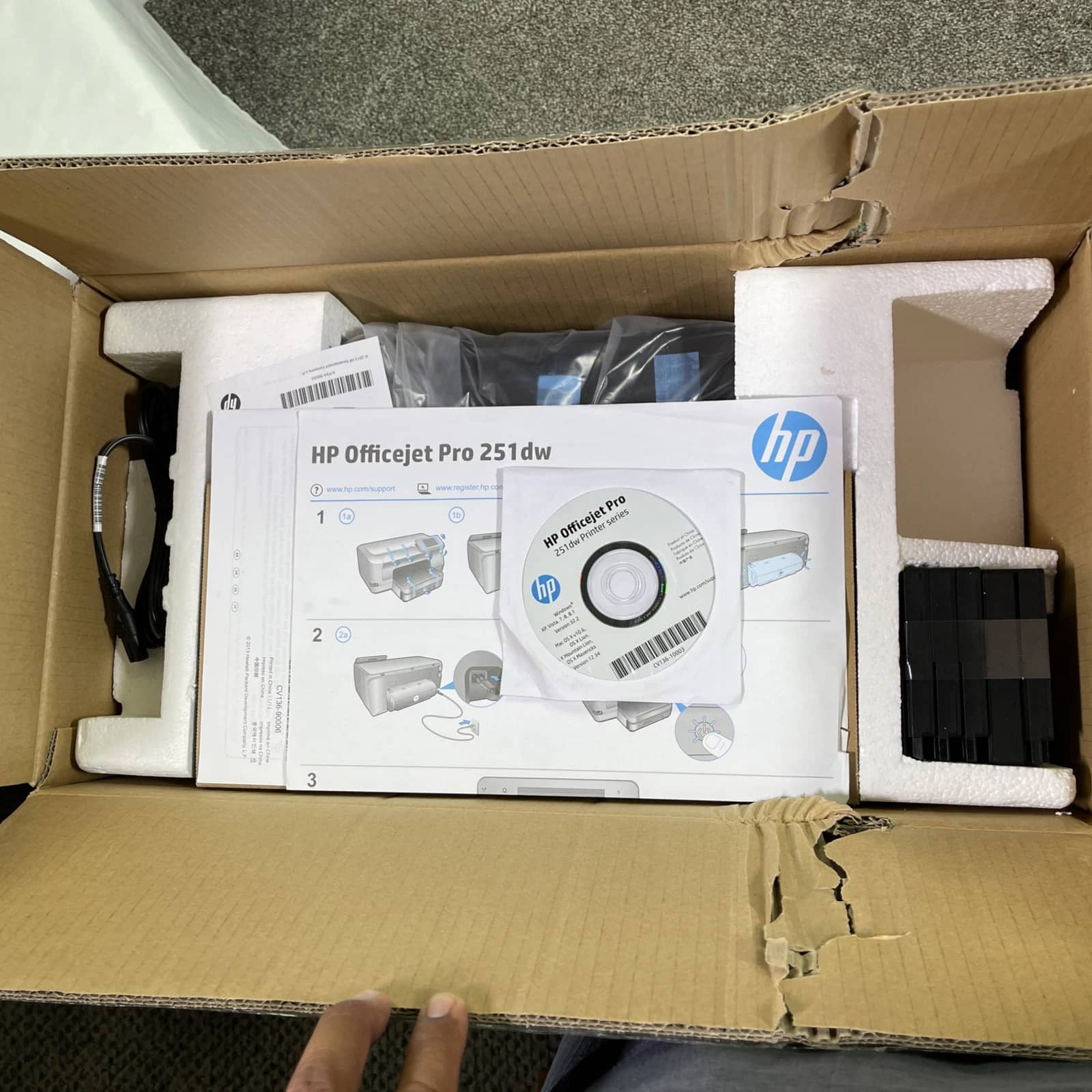 HP Officejet Pro 251dw Printers For parts or not working