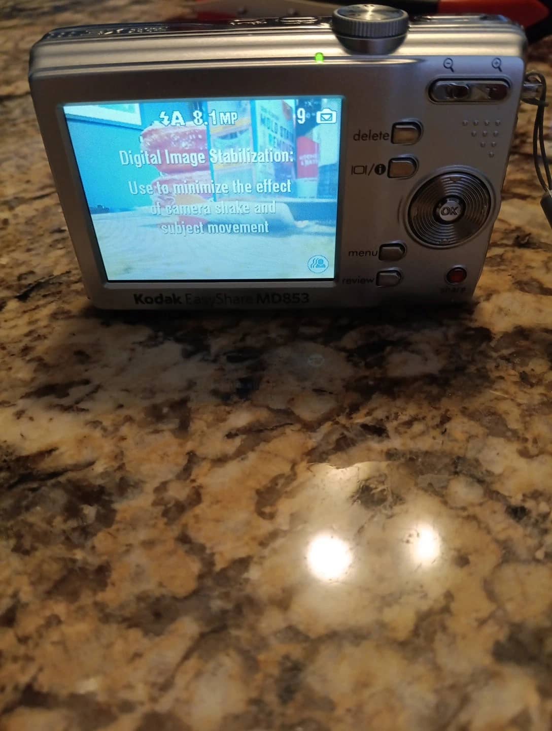 Kodak EasyShare MD853 Digital Cameras Silver Used - Good Body Only