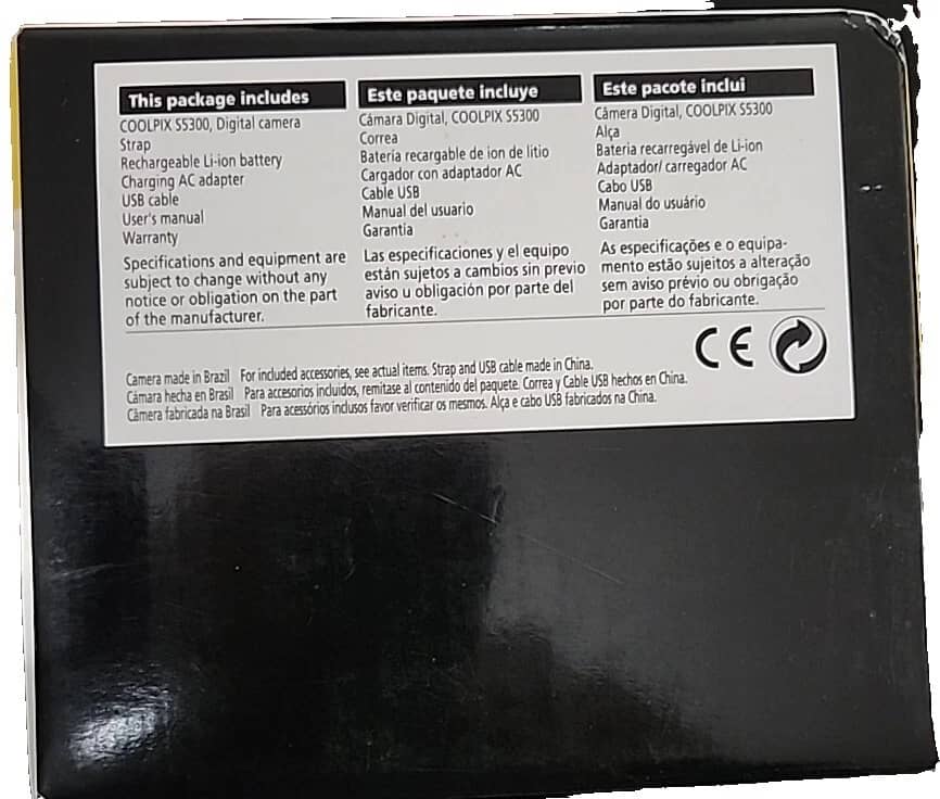 Nikon COOLPIX S5300 Digital Cameras Purple New Body Only
