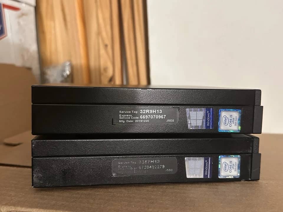 Dell Optiplex 7070 Micro Computers 500GB 8GB Refurbished - Excellent