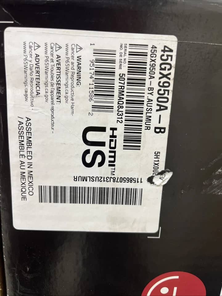 LG 45GX950A Monitors