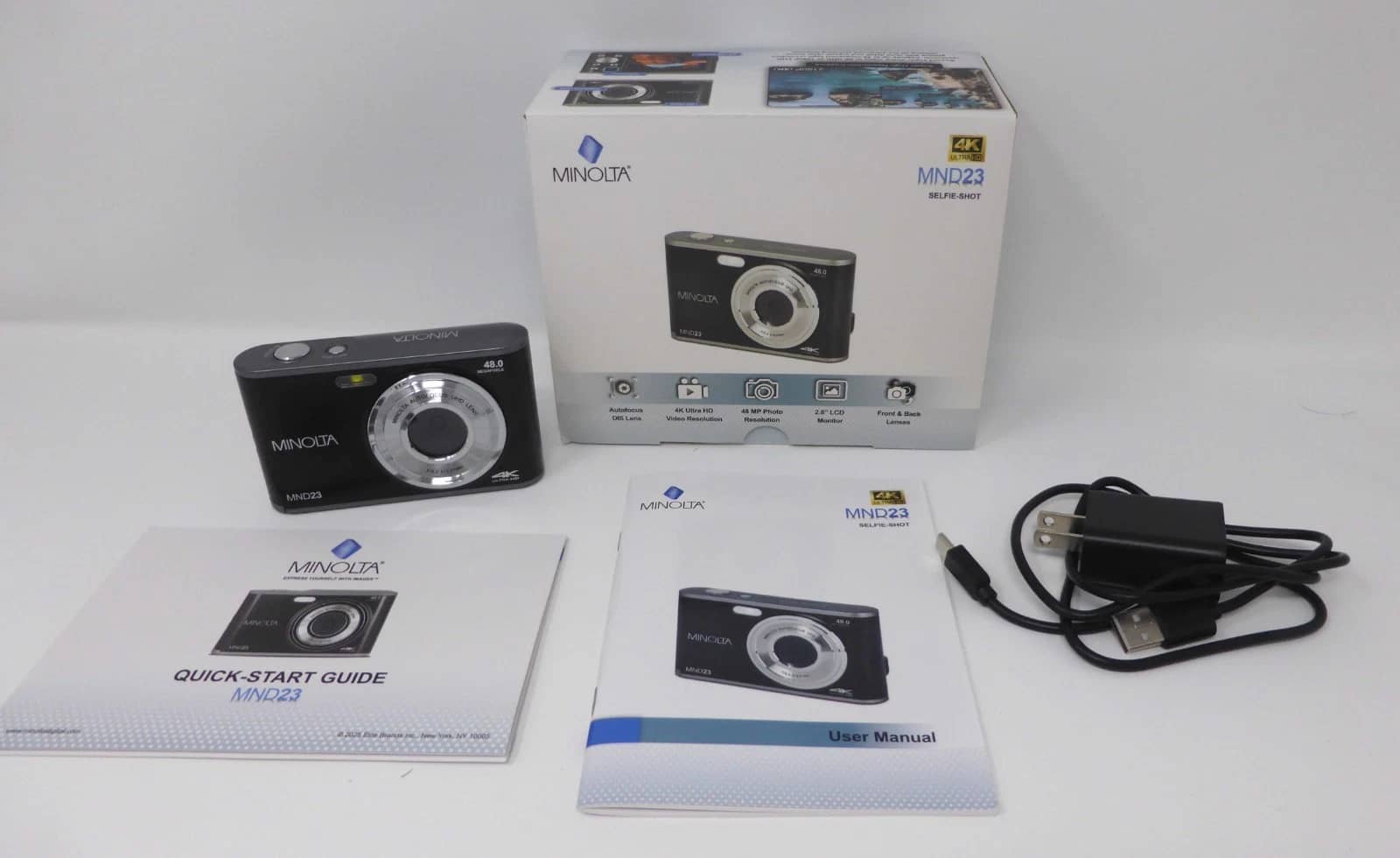 Minolta MND23 Digital Cameras Blue New Body Only