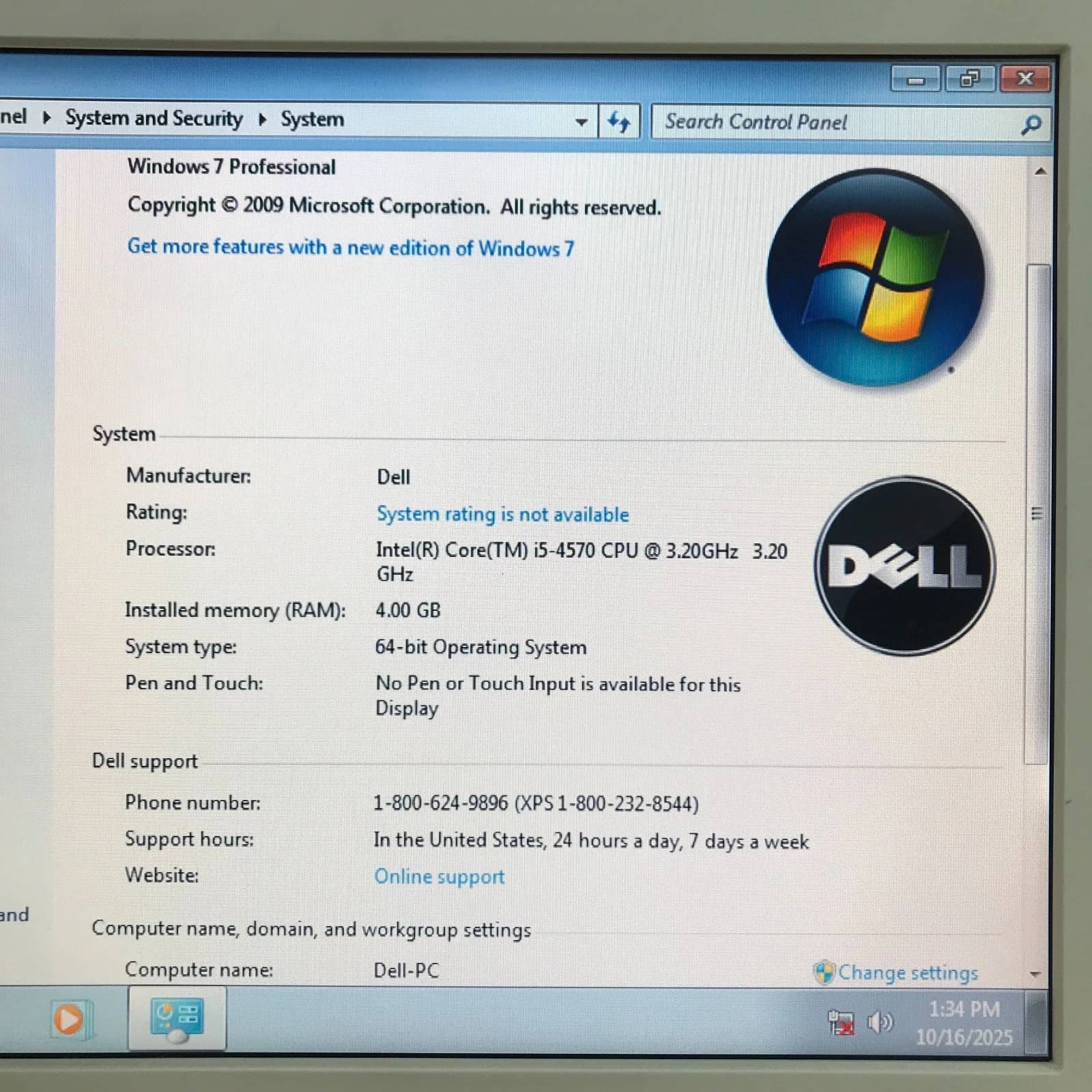 Dell OptiPlex 3020-SFF Computers 1TB 4GB Refurbished - Excellent