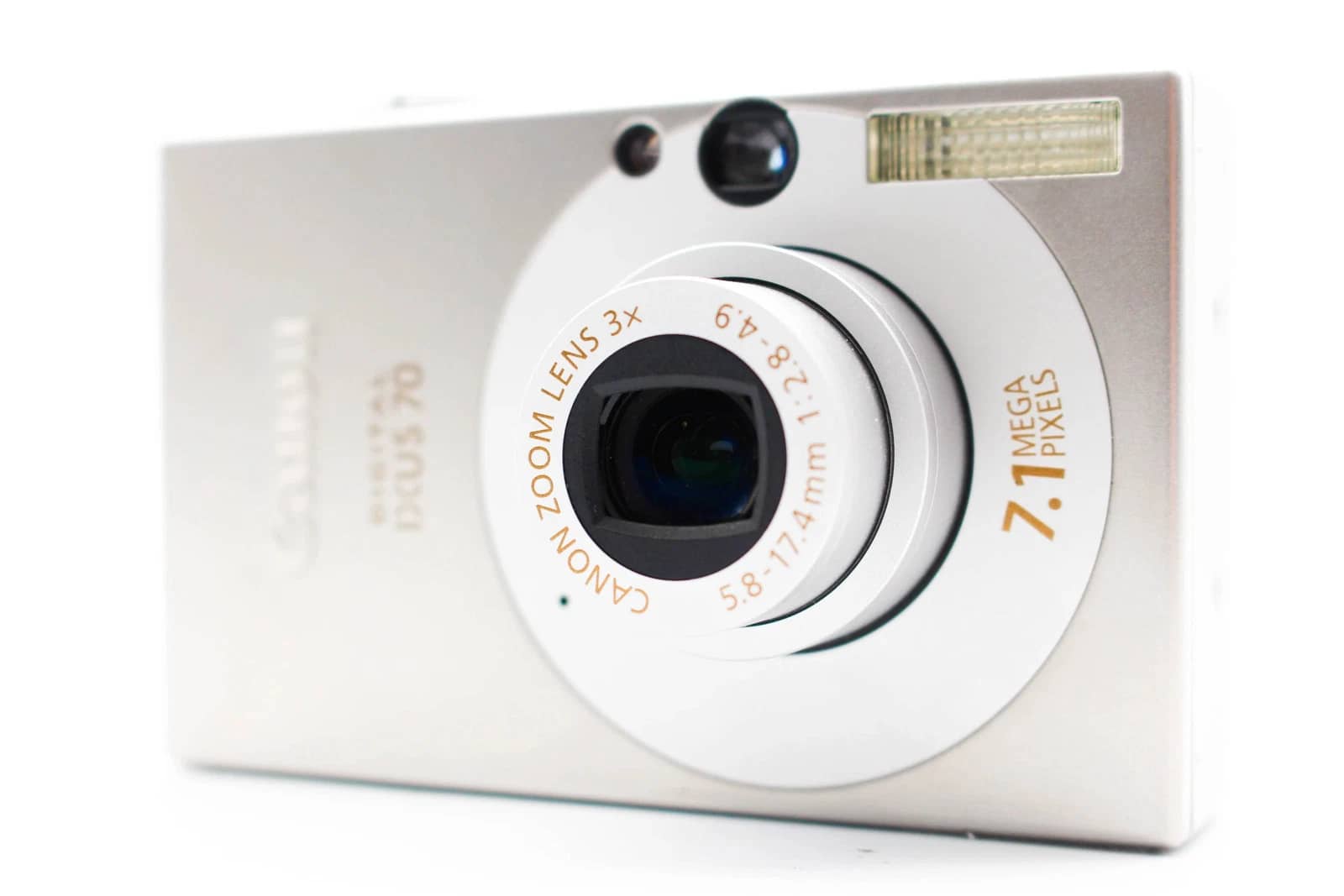 Canon IXUS 70 Digital Cameras Silver Used - Good Body Only